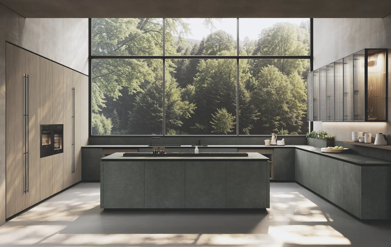 Binova BALANCE — refined horizontal forms in a contemporary Italian kitchen